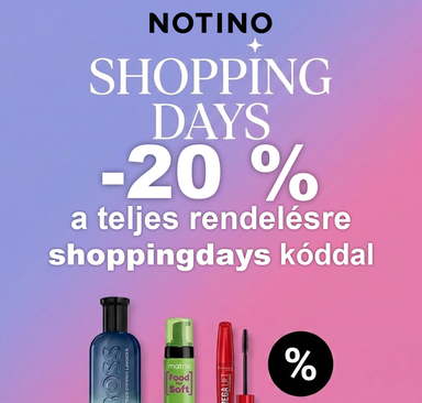 Notino - Shopping Days 20 % a teljes rendelésre