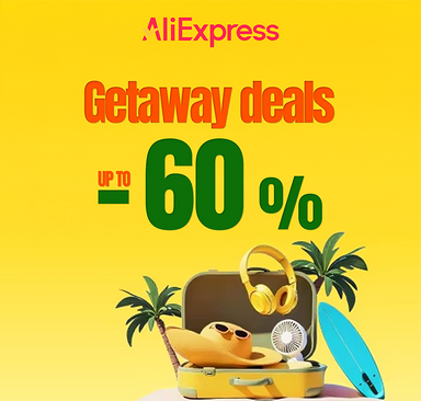 AliExpress - Poletne razprodaje do -60 %