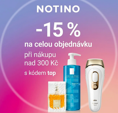 Notino – Sleva 15 % na celou objednávku
