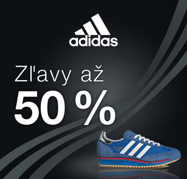 adidas - Outlet, zľavy až 50 %