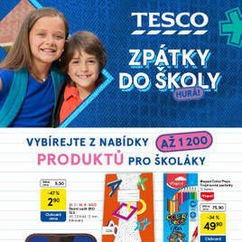 Tesco - Zpátky do školy