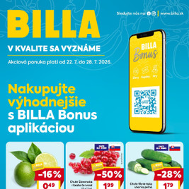 Billa - BILLA Bonus leták