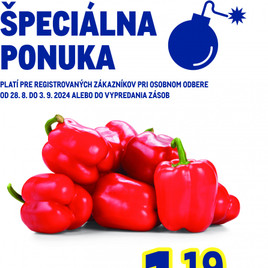 Metro - Špeciálna ponuka - Paprika červená