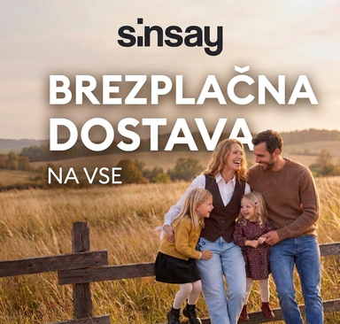 Sinsay - Brezplačna dostava na vse
