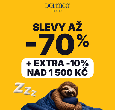 Dormeo - Dny spánku, slevy až -70 % + extra -10 %