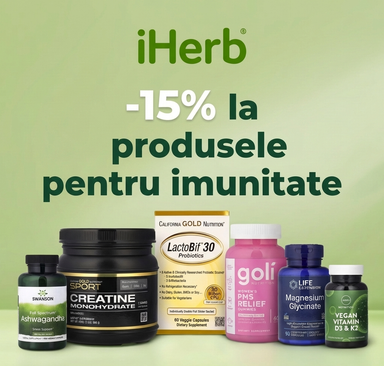 iHerb - 15% la produsele pentru imunitate