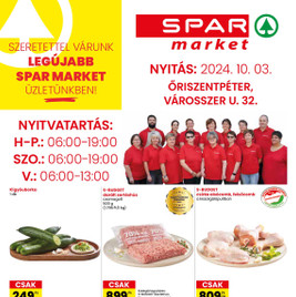 SPAR market - Őriszentpéter nyitó