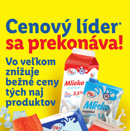 Lidl - Cenový líder zlacňuje