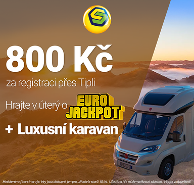 Sazka - 500 Kč od Tipli a 300 Kč od Sazky