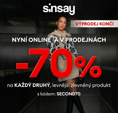 Sinsay - Výprodej končí
