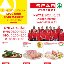 Spar Market - Őriszentpéter nyitó