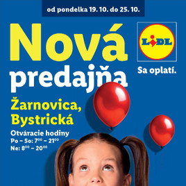 Lidl - Nová predajňa v Žarnovici
