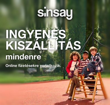 Sinsay - Ingyenes kiszállítás mindenre