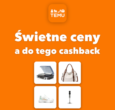 TEMU - Świetne ceny a do tego cashback
