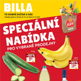 Billa - Speciální nabídka: vybrané prodejny
