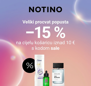 Notino - Veliki procvat popusta -15 %