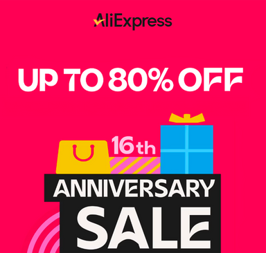 AliExpress - Évfordulós akciók akár 80% kedvezménnyel