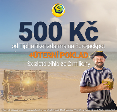Sazka - 500 Kč od Tipli
