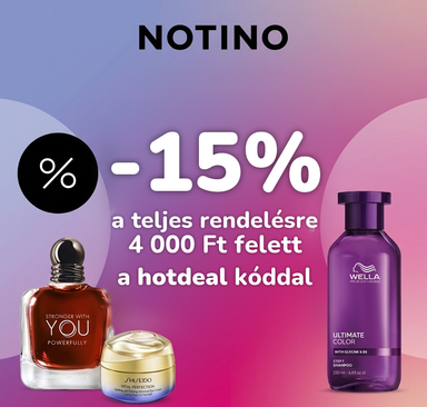 Notino - 15% a teljes rendelésre