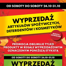 Biedronka - Wyprzedaż