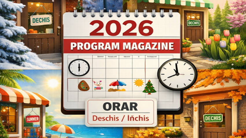 Programul magazinelor pe tot parcursul anului 2026