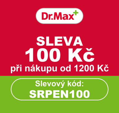 Dr. Max - Sleva 100 Kč při nákupu od 1200 Kč