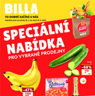 Billa - Speciální nabídka: vybrané prodejny