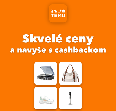 TEMU - Skvelé ceny a navyše s cashbackom