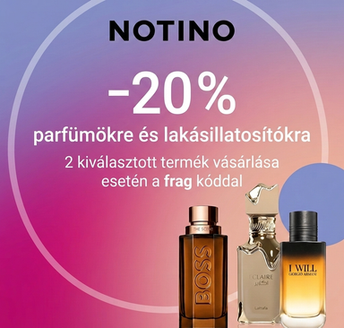 Notino - 20 % parfümökre és lakásillatosítókra