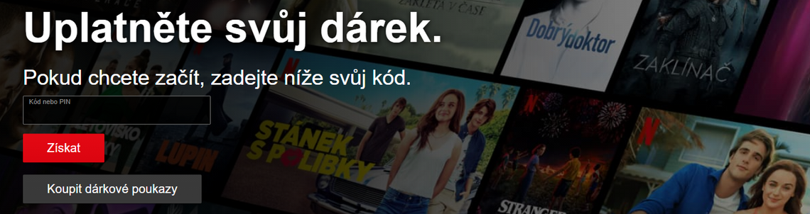 Netflix darčekový poukaz