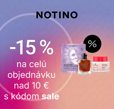 Notino - Zľava 15 % na celú objednávku