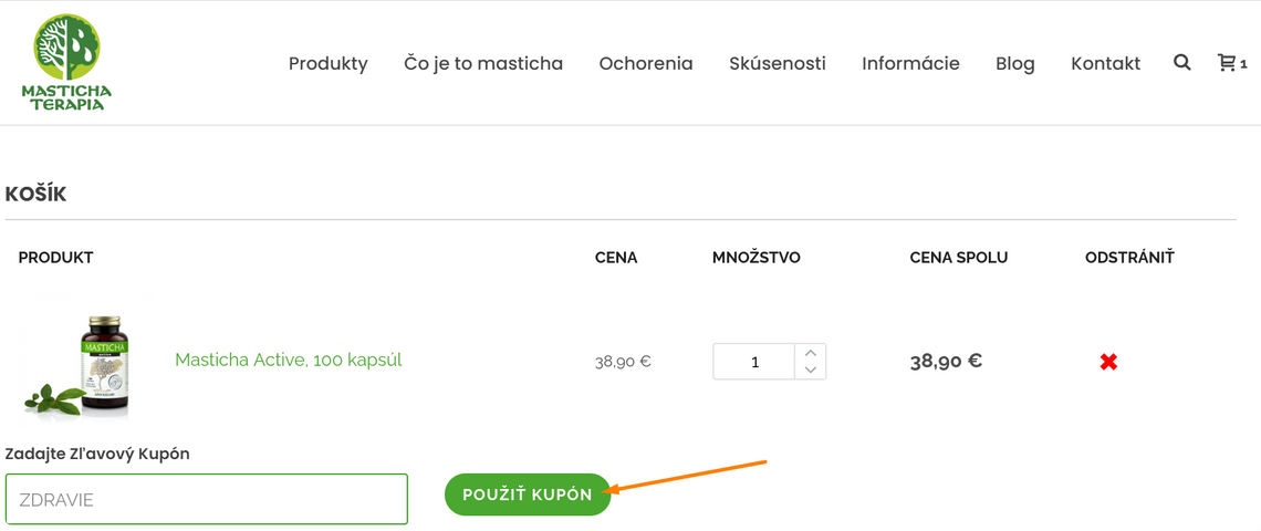 mastichaterapia.sk kupón