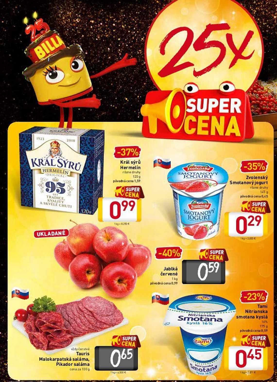 Billa leták