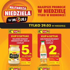 Biedronka - Najtańsza niedziela