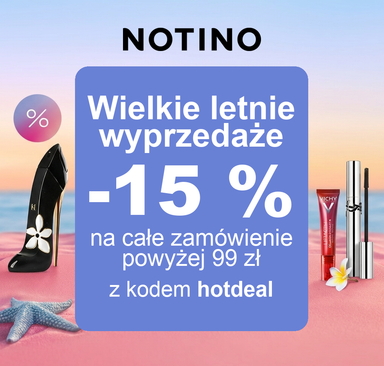Notino - Wielkie letnie wyprzedaże 15 %