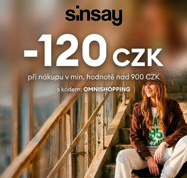 Sinsay - Sleva 120 Kč