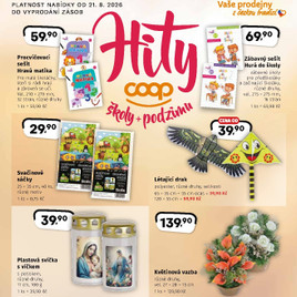 Coop - Hity škola + podzim