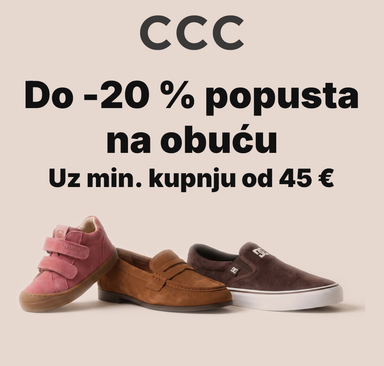 CCC - Do -20 % popusta na obuću