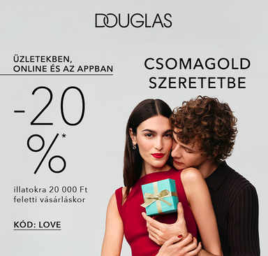 Douglas - 20% kedvezmény parfümökre