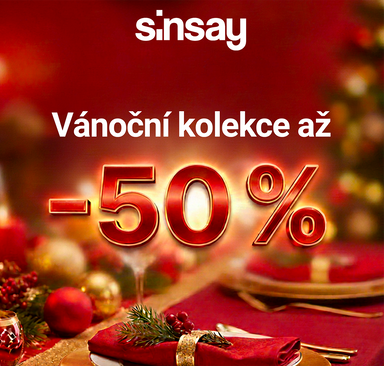 Sinsay - Vánoční kolekce až -50%