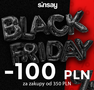 Sinsay - 100 PLN za zakupy