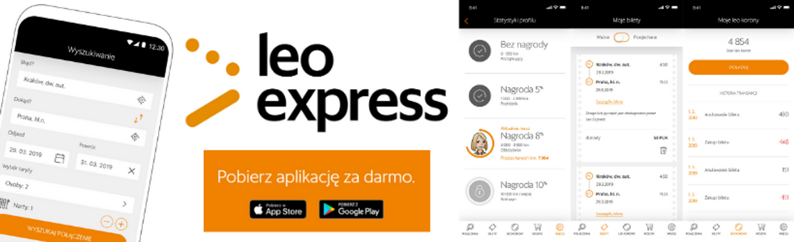 Leo Express aplikacja