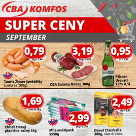 CBA - Super Ceny september