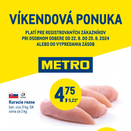 Metro - Víkendová ponuka