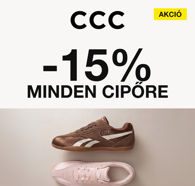 CCC - 15% minden cipőre