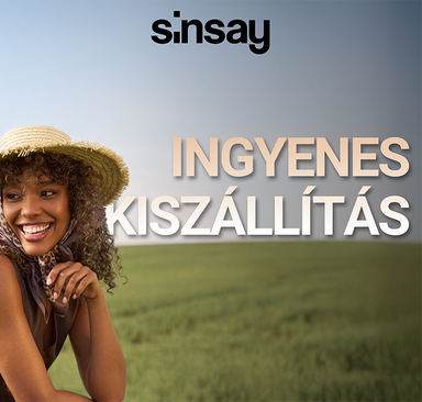 Sinsay - Ingyenes kiszállítás