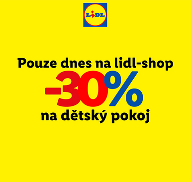 lidl-shop.cz - 30 % na dětský pokoj
