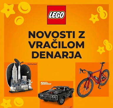 LEGO® - Novosti z vračilom denarja