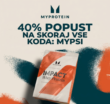 Myprotein - 40 % popust na skoraj vse