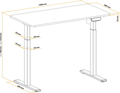 Polohovací stůl AlzaErgo Table ET4 AiO Touch - sleva s AlzaPlus+